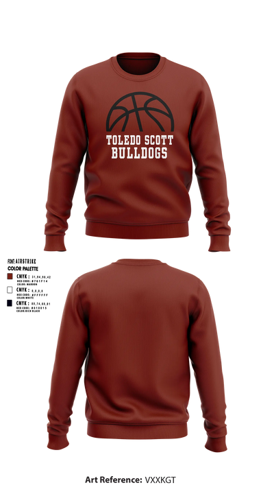 Toledo Scott Bulldogs Crew Neck Sweatshirt - 5