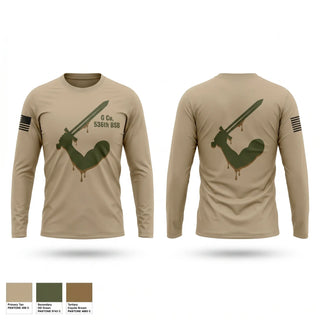 Long Sleeve Performance Shirt, G Co. 536th BSB, E-Sports, Teamtime, Team time, sublimation, custom sports apparel, team uniforms, spirit wear, spiritwear, sports uniforms, custom shirts, team store, custom team store, fundraiser sports, apparel fundraiser