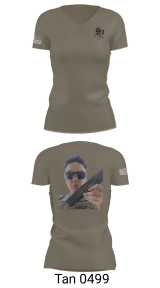 Women's Short Sleeve Vneck Shirt, 374TH CECI, Army, Teamtime, Team time, sublimation, custom sports apparel, team uniforms, spirit wear, spiritwear, sports uniforms, custom shirts, team store, custom team store, fundraiser sports, apparel fundraiser
