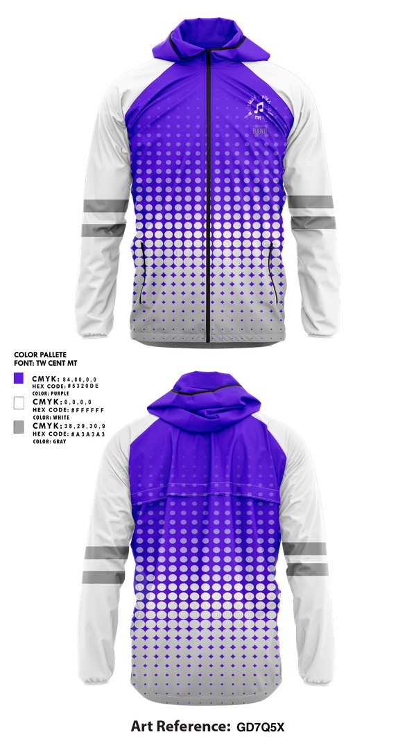 Windbreaker, Lynhurst Bands, Spirit Store, Teamtime, Team time, sublimation, custom sports apparel, team uniforms, spirit wear, spiritwear, sports uniforms, custom shirts, team store, custom team store, fundraiser sports, apparel fundraiser