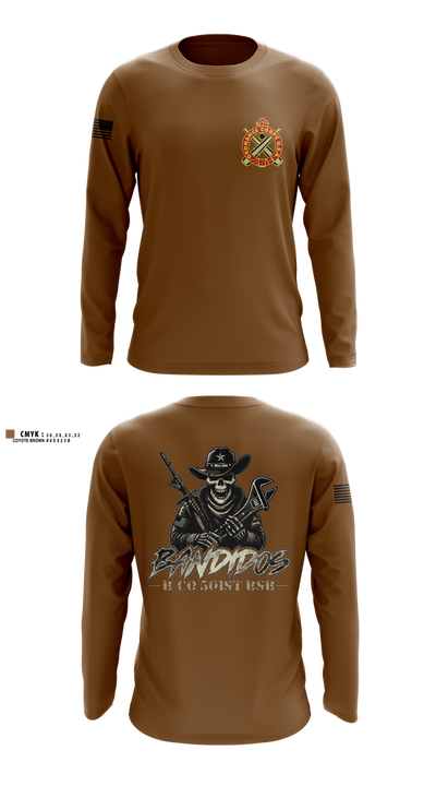 501st BSB, B Company 7979592 Long Sleeve Performance Shirt 1