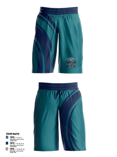 Siren's Academy Womens Basketball Shorts - 4
