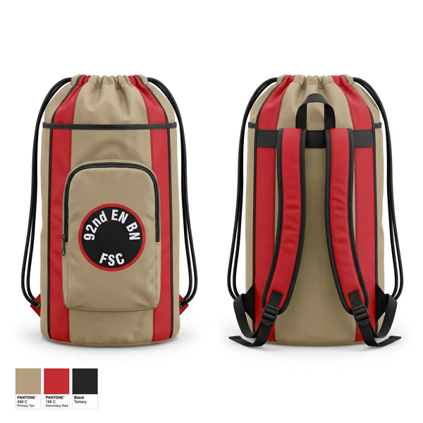 Gear Bag, 92nd EN BN, FSC, Army, Teamtime, Team time, sublimation, custom sports apparel, team uniforms, spirit wear, spiritwear, sports uniforms, custom shirts, team store, custom team store, fundraiser sports, apparel fundraiser