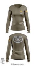 ARCC 53537079 Women's Long Sleeve V-neck Shirt - 106