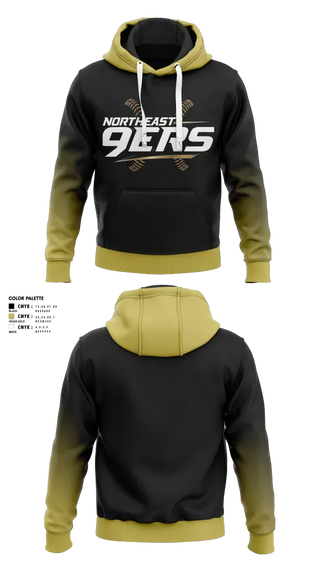 Hoodie, Northeast 9ers, Softball, Teamtime, Team time, sublimation, custom sports apparel, team uniforms, spirit wear, spiritwear, sports uniforms, custom shirts, team store, custom team store, fundraiser sports, apparel fundraiser