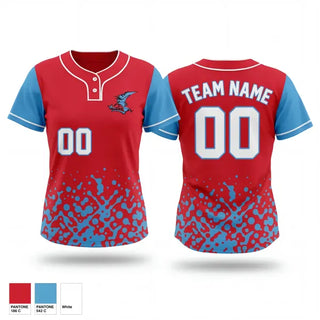 Two Button Softball Jersey, Arkansas Blast, Softball, Teamtime, Team time, sublimation, custom sports apparel, team uniforms, spirit wear, spiritwear, sports uniforms, custom shirts, team store, custom team store, fundraiser sports, apparel fundraiser