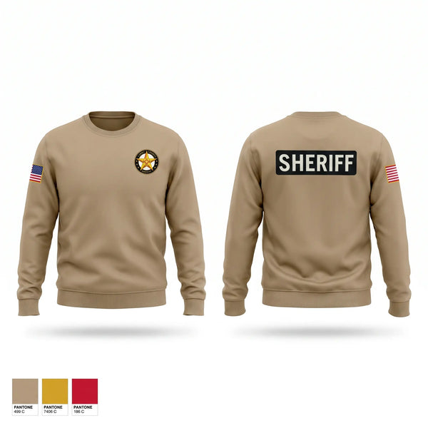 Crew Neck Sweatshirt, Curry County Sheriff’s Office, Police, Teamtime, Team time, sublimation, custom sports apparel, team uniforms, spirit wear, spiritwear, sports uniforms, custom shirts, team store, custom team store, fundraiser sports, apparel fundraiser