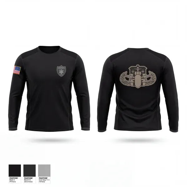 Long Sleeve Performance Shirt, Kanawha Sheriff Bomb Squad, Police, Teamtime, Team time, sublimation, custom sports apparel, team uniforms, spirit wear, spiritwear, sports uniforms, custom shirts, team store, custom team store, fundraiser sports, apparel fundraiser