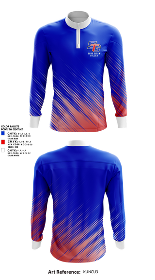 Quarter Zip Jacket, SGHS Titan Soccer, Men's Soccer, Teamtime, Team time, sublimation, custom sports apparel, team uniforms, spirit wear, spiritwear, sports uniforms, custom shirts, team store, custom team store, fundraiser sports, apparel fundraiser