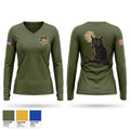 Patrol Operations Division Women's Long Sleeve V-neck Shirt - 1
