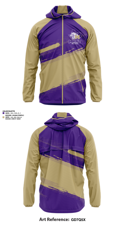Mart High School Cheer 35729966 Windbreaker - 1