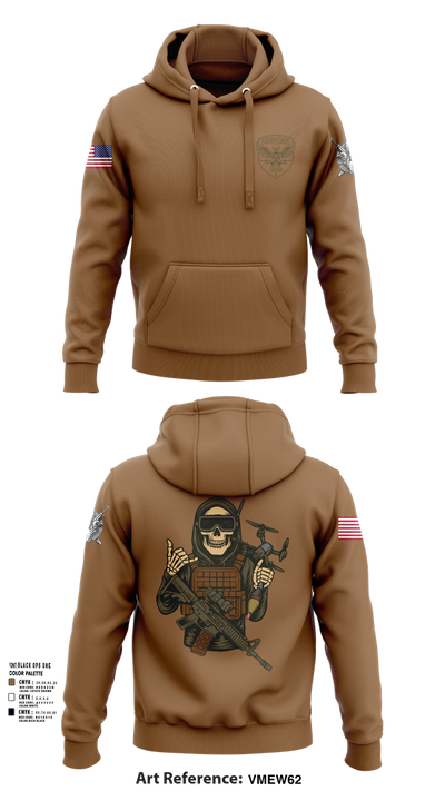 D Co. UAS Platoon 19451527 Hoodie - 101