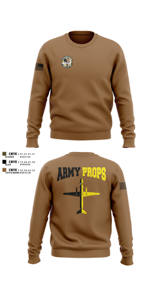 Crew Neck Sweatshirt, DET 2 CO A 2-245th AVN, , Teamtime, Team time, sublimation, custom sports apparel, team uniforms, spirit wear, spiritwear, sports uniforms, custom shirts, team store, custom team store, fundraiser sports, apparel fundraiser