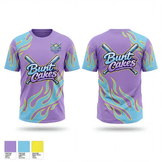 Old School Cotton Feel Shirt, Firecrackers and Bunt Girls, Softball, Teamtime, Team time, sublimation, custom sports apparel, team uniforms, spirit wear, spiritwear, sports uniforms, custom shirts, team store, custom team store, fundraiser sports, apparel fundraiser