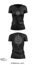 HHC 1/109th INF Recon Platoon Women's Short Sleeve V-neck Shirt - 21