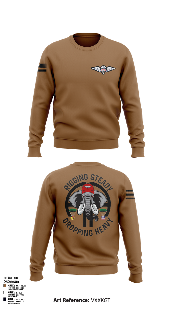 Crew Neck Sweatshirt, Echo Company, Army, Teamtime, Team time, sublimation, custom sports apparel, team uniforms, spirit wear, spiritwear, sports uniforms, custom shirts, team store, custom team store, fundraiser sports, apparel fundraiser