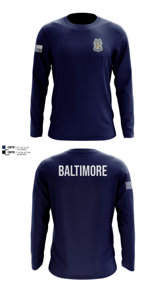 Long Sleeve Performance Shirt, team name, Police, Teamtime, Team time, sublimation, custom sports apparel, team uniforms, spirit wear, spiritwear, sports uniforms, custom shirts, team store, custom team store, fundraiser sports, apparel fundraiser