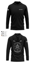 90MSOS/TRF 48472732 Long Sleeve Performance Shirt with hood - 101