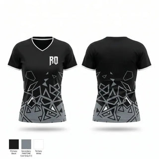 Womens Short Sleeve Vneck Shirt, R&OR&O, Air Force, Teamtime, Team time, sublimation, custom sports apparel, team uniforms, spirit wear, spiritwear, sports uniforms, custom shirts, team store, custom team store, fundraiser sports, apparel fundraiser