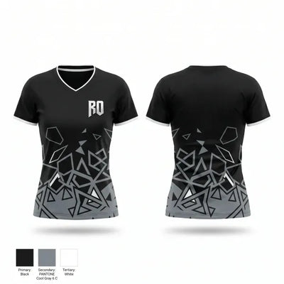 R&O 64769214 Women's Short Sleeve V-neck Shirt - 1