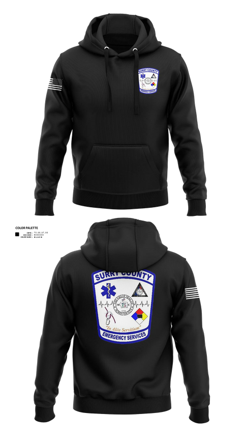 Hoodie, Surry County EMS, EMS/EMT, Teamtime, Team time, sublimation, custom sports apparel, team uniforms, spirit wear, spiritwear, sports uniforms, custom shirts, team store, custom team store, fundraiser sports, apparel fundraiser