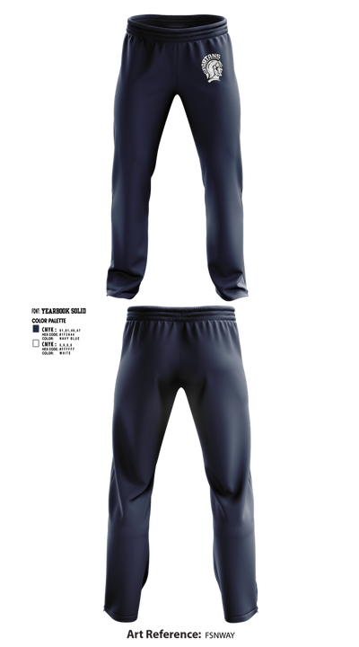 Milford Spartans Boys Soccer 84740771 Sweatpants - 1