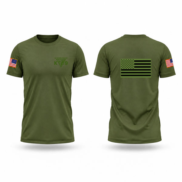Old School Cotton Feel Shirt, NJSP Canine Training & Response Unit, Police, Teamtime, Team time, sublimation, custom sports apparel, team uniforms, spirit wear, spiritwear, sports uniforms, custom shirts, team store, custom team store, fundraiser sports, apparel fundraiser