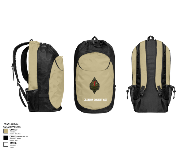 Gear Bag, Clinton County SOT, , Teamtime, Team time, sublimation, custom sports apparel, team uniforms, spirit wear, spiritwear, sports uniforms, custom shirts, team store, custom team store, fundraiser sports, apparel fundraiser
