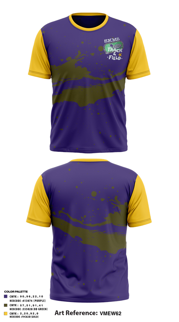 Short Sleeve Performance Shirt, Signal Knob Middle School, Track & Field, Teamtime, Team time, sublimation, custom sports apparel, team uniforms, spirit wear, spiritwear, sports uniforms, custom shirts, team store, custom team store, fundraiser sports, apparel fundraiser