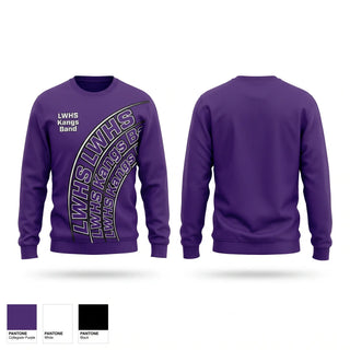 Crew Neck Sweatshirt, LWHS Kangs Band, Spirit Store, Teamtime, Team time, sublimation, custom sports apparel, team uniforms, spirit wear, spiritwear, sports uniforms, custom shirts, team store, custom team store, fundraiser sports, apparel fundraiser