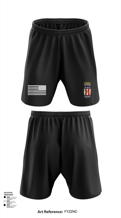 2-47 infantry 3rd BRG 10th MTN 15406658 Athletic Shorts With Pockets - 102