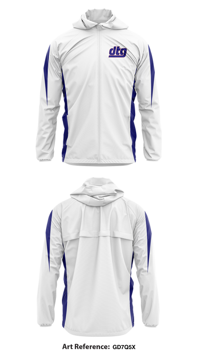 Downtown Giants Youth Football & Basketball 68980247 Windbreaker - 6