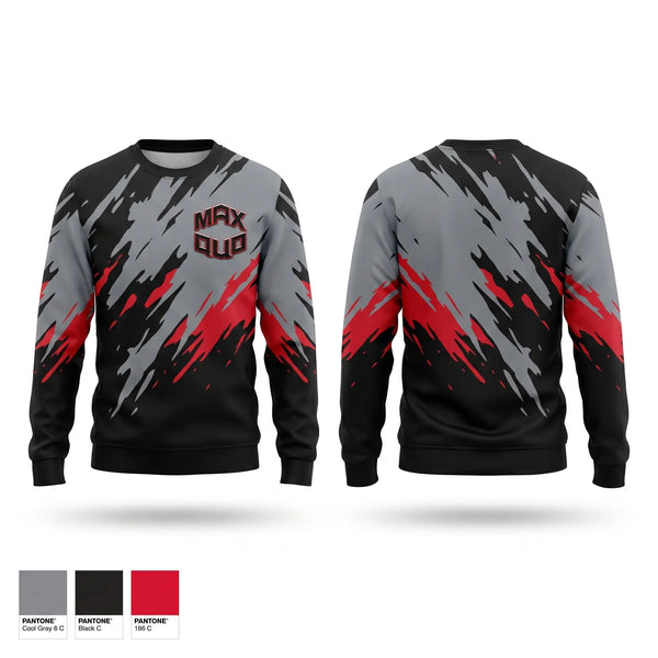 Crew Neck Sweatshirt, Maximum Quotient Track Club, Track & Field, Teamtime, Team time, sublimation, custom sports apparel, team uniforms, spirit wear, spiritwear, sports uniforms, custom shirts, team store, custom team store, fundraiser sports, apparel fundraiser