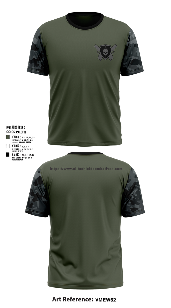 Short Sleeve Performance Shirt, Elite Shield Combatives, Army, Teamtime, Team time, sublimation, custom sports apparel, team uniforms, spirit wear, spiritwear, sports uniforms, custom shirts, team store, custom team store, fundraiser sports, apparel fundraiser