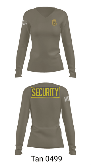 Womens Long Sleeve Vneck Shirt, NOLA PROTECTION GROUP, Police, Teamtime, Team time, sublimation, custom sports apparel, team uniforms, spirit wear, spiritwear, sports uniforms, custom shirts, team store, custom team store, fundraiser sports, apparel fundraiser