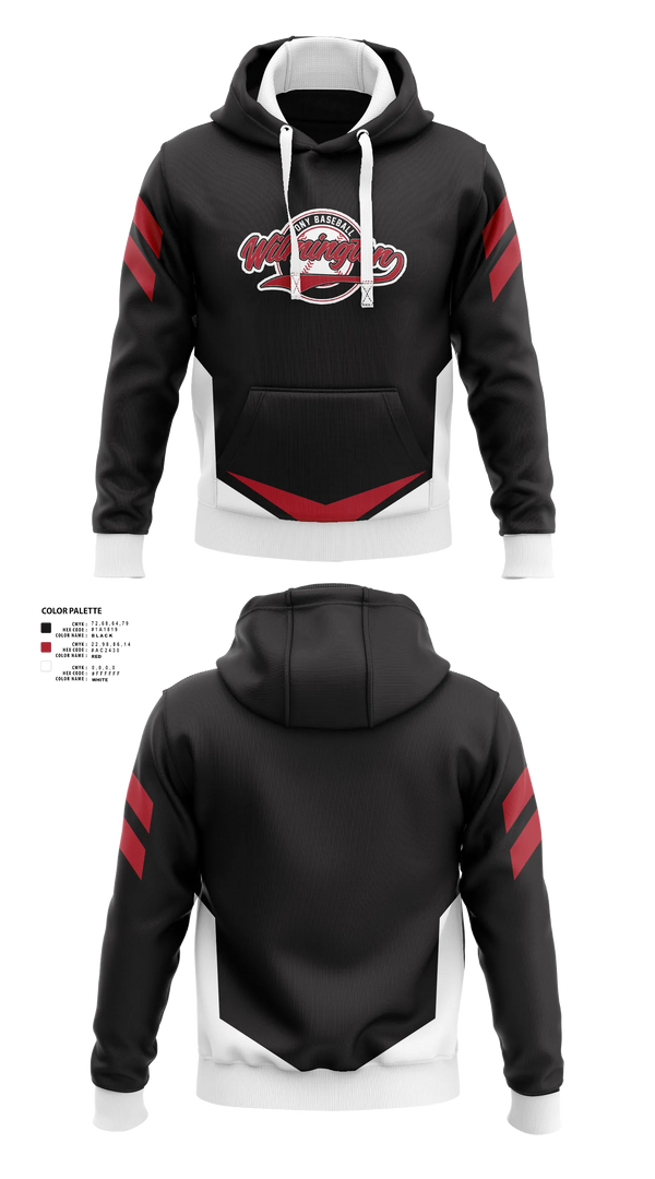 Hoodie, Wilmington, Baseball, Teamtime, Team time, sublimation, custom sports apparel, team uniforms, spirit wear, spiritwear, sports uniforms, custom shirts, team store, custom team store, fundraiser sports, apparel fundraiser