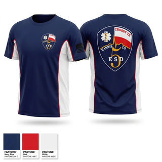 Old School Cotton Feel Shirt, Crosby EMS, EMS/EMT, Teamtime, Team time, sublimation, custom sports apparel, team uniforms, spirit wear, spiritwear, sports uniforms, custom shirts, team store, custom team store, fundraiser sports, apparel fundraiser