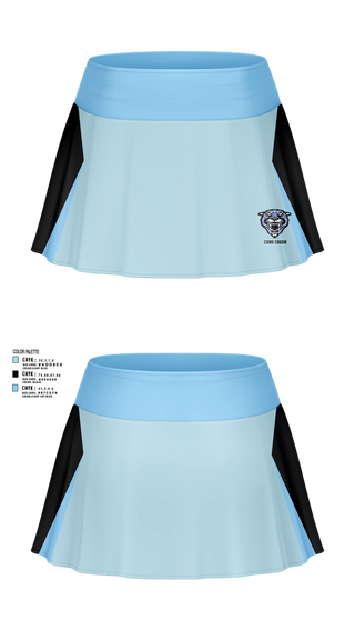 Skort, Cubs, Cheer, Teamtime, Team time, sublimation, custom sports apparel, team uniforms, spirit wear, spiritwear, sports uniforms, custom shirts, team store, custom team store, fundraiser sports, apparel fundraiser