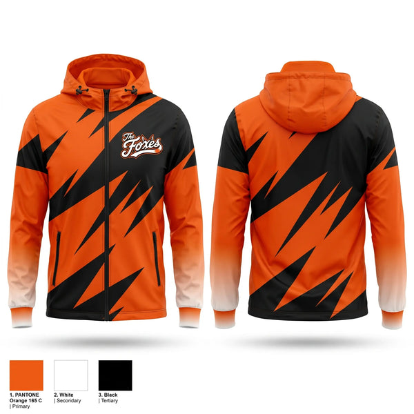 Windbreaker, Foxes Fastpitch, Softball, Teamtime, Team time, sublimation, custom sports apparel, team uniforms, spirit wear, spiritwear, sports uniforms, custom shirts, team store, custom team store, fundraiser sports, apparel fundraiser