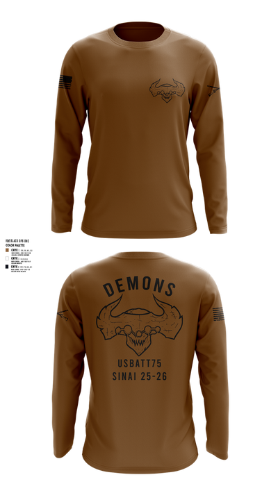 D-co 1-173 1st PLT 21707441 Long Sleeve Performance Shirt 111