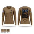 189th DSSB A.CO Women's Long Sleeve V-neck Shirt - 1