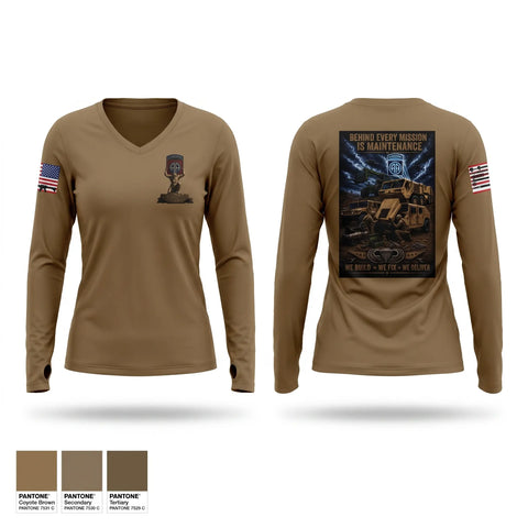Womens Long Sleeve Vneck Shirt, 189th DSSB A.CO, Army, Teamtime, Team time, sublimation, custom sports apparel, team uniforms, spirit wear, spiritwear, sports uniforms, custom shirts, team store, custom team store, fundraiser sports, apparel fundraiser