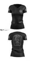 Spartanburg Methodist College Police Women's Short Sleeve V-neck Shirt - 3