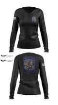 Winchester Police K9 Unit 67767754 Women's Long Sleeve V-neck Shirt - 2