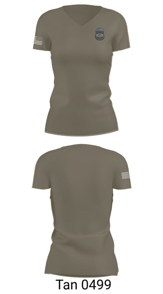 Womens Short Sleeve Vneck Shirt, Prince George's County Police SOD, Police, Teamtime, Team time, sublimation, custom sports apparel, team uniforms, spirit wear, spiritwear, sports uniforms, custom shirts, team store, custom team store, fundraiser sports, apparel fundraiser