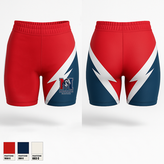 Womens Shorts, Mull Mustangs, Men's Basketball, Teamtime, Team time, sublimation, custom sports apparel, team uniforms, spirit wear, spiritwear, sports uniforms, custom shirts, team store, custom team store, fundraiser sports, apparel fundraiser