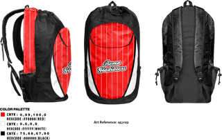 Gear Bag, Roma Gladiators, Baseball, Teamtime, Team time, sublimation, custom sports apparel, team uniforms, spirit wear, spiritwear, sports uniforms, custom shirts, team store, custom team store, fundraiser sports, apparel fundraiser