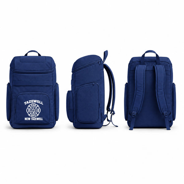 Gear Bag, Tazewell/ New Tazewell, Fire Department, Teamtime, Team time, sublimation, custom sports apparel, team uniforms, spirit wear, spiritwear, sports uniforms, custom shirts, team store, custom team store, fundraiser sports, apparel fundraiser
