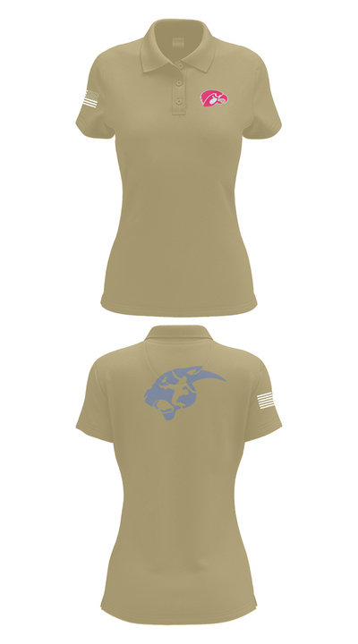 Mesa View Wrestling 61558339 Women's Short Sleeve Performance Polo  - 38