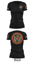 Marine Corps Security Forces Battalion 39264653 Women's Short Sleeve V-neck Shirt - 27